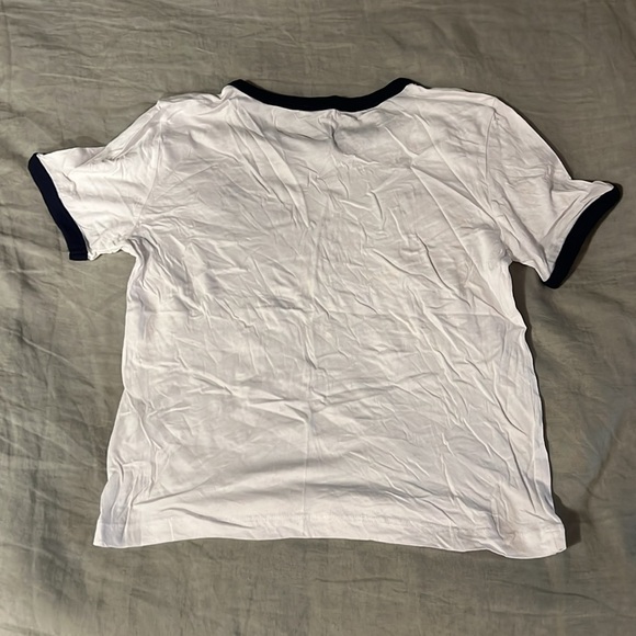 Sporty & Rich White Vendome Ringer T-Shirt - Picture 6 of 8